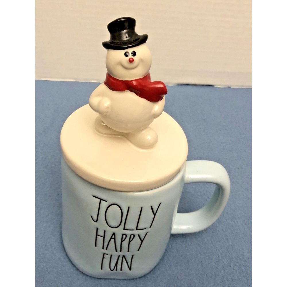 Rae Dunn Artisan Collection By Magenta -‎ Frosty The Snowman Jolly Happy Fun Mug